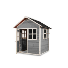 Деревянный домик EXIT Loft 100, серый цена и информация | Детские игровые домики | kaup24.ee