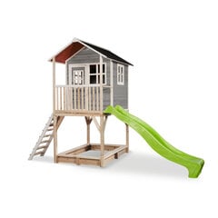 Деревянный домик EXIT Loft 700, серый цена и информация | Детские игровые домики | kaup24.ee