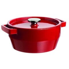 Кастрюля чугунная Pyrex SLOWCOOK 24см 3,6л красная цена и информация | Кастрюли, скороварки | kaup24.ee