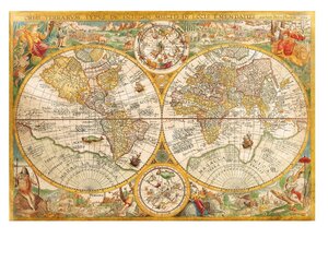 Pusle kaardiga Clementoni Ancient Map, 32557, 2000 tk hind ja info | Pusled | kaup24.ee