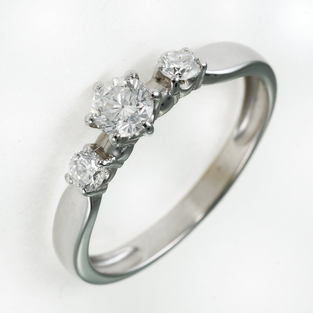 Teemantidega valgest kullast sõrmus Gemmi 09FB5183002 hind ja info | Sõrmused | kaup24.ee