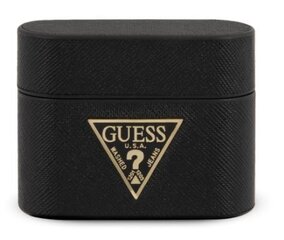 Guess GUACAPVSATMLBK Saffiano Headset Holder Bag For Airpods Pro Black hind ja info | Kõrvaklappide tarvikud | kaup24.ee