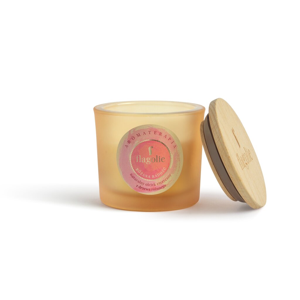 Loodusliku sojavahaga lõhnaküünal Flagolie - Rose Joy/Aromatherapy Collection 170 g hind ja info | Küünlad, küünlajalad | kaup24.ee