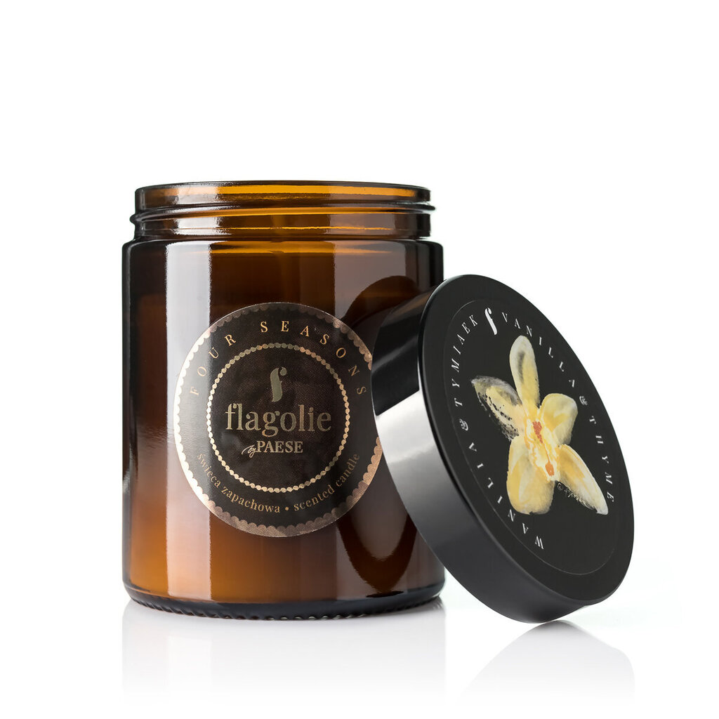 Lõhnaküünal Flagolie - Vanilla and Thyme 120 g hind ja info | Küünlad, küünlajalad | kaup24.ee