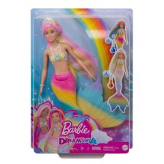 Кукла-русалка Barbie, меняющая цвет, GTF89 цена и информация | Игрушки для девочек | kaup24.ee