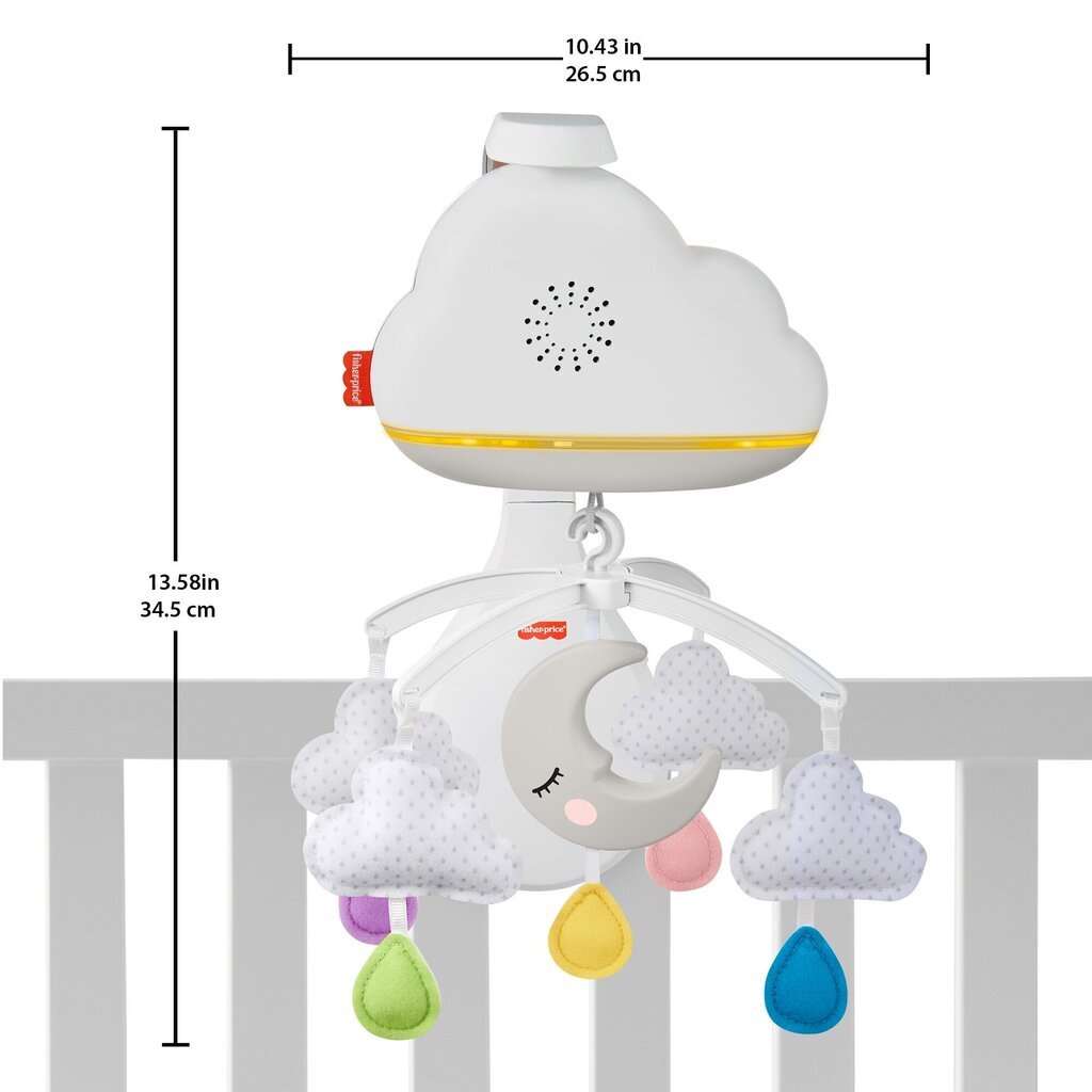 Fisher-Price® rahustav pilvekarussell GRP99 hind ja info | Imikute mänguasjad | kaup24.ee