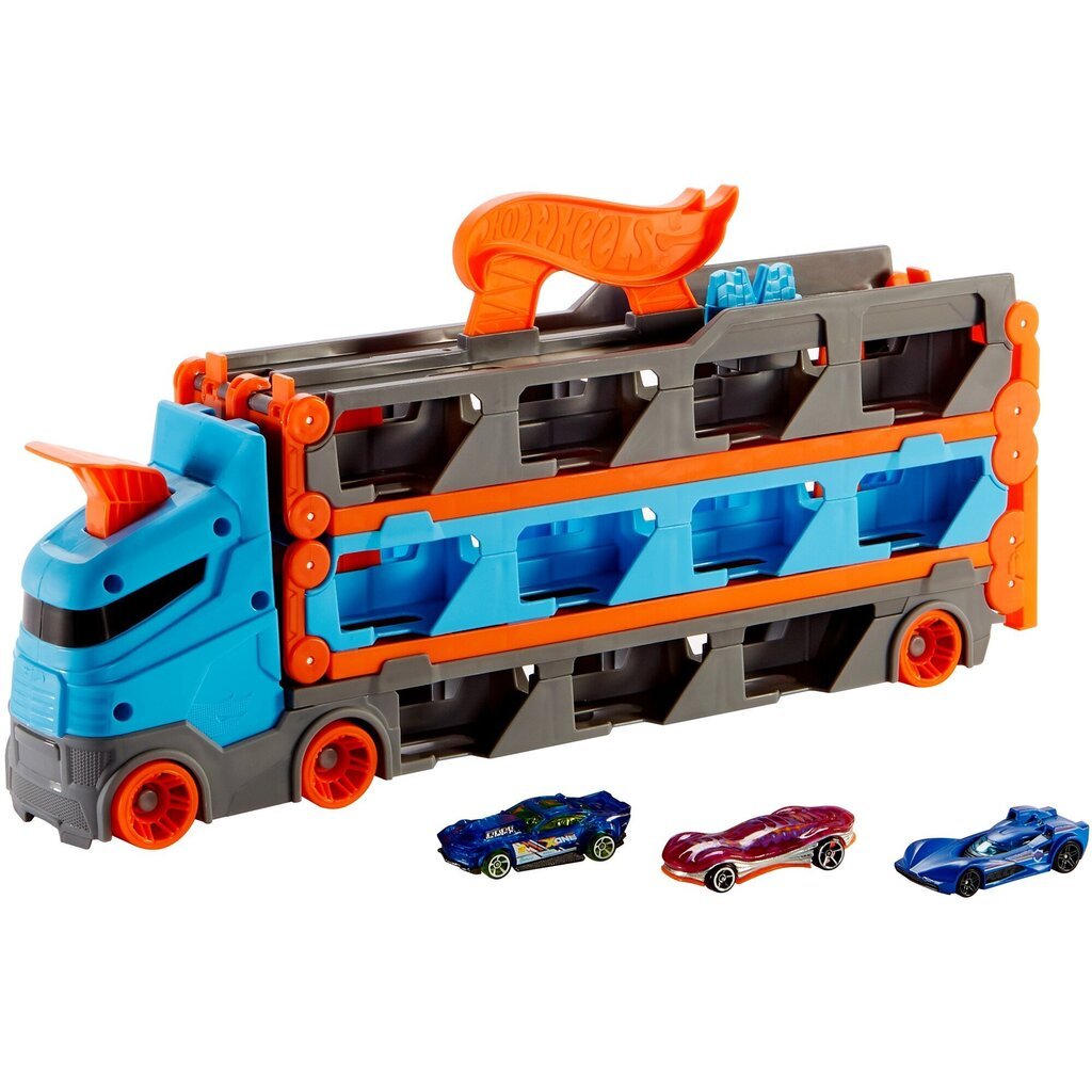 Hot Wheels kiirtee megatreiler GVG37 hind ja info | Poiste mänguasjad | kaup24.ee