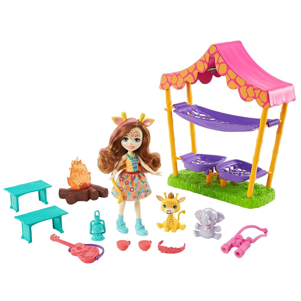 Enchantimals ™ sõbrad telkimas GTM33 цена и информация | Tüdrukute mänguasjad | kaup24.ee