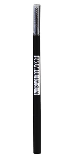 Väga õhuke kulmupliiats Maybelline Brow Ultra Slim Black 07 цена и информация | Kulmuvärvid, -pliiatsid | kaup24.ee