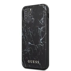 Guess ümbris telefonile Apple iPhone 12 Mini, Marble Black цена и информация | Чехлы для телефонов | kaup24.ee