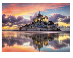 Пазл с горой Сан-Мишель Clementoni Le Magnifique Mont Saint-Michel, 39367, 1000 д. цена и информация | Пазлы | kaup24.ee