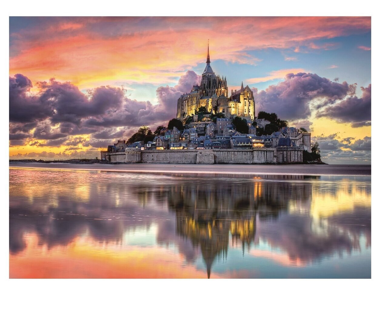 Pusle Saint - Michel mäega Clementoni Le Magnifique Mont Saint-Michel, 39367, 1000 tk цена и информация | Pusled | kaup24.ee
