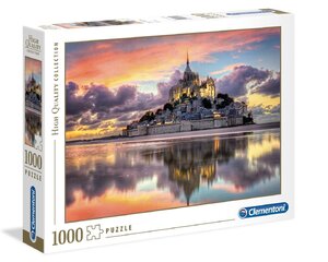 Pusle Saint - Michel mäega Clementoni Le Magnifique Mont Saint-Michel, 39367, 1000 tk цена и информация | Пазлы | kaup24.ee