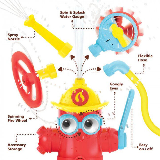 Vannimänguasi Yookidoo Freddy Spray ´N´ Sprinkle цена и информация | Imikute mänguasjad | kaup24.ee