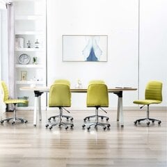 Söögitoolid, 6tk., roheline, kangas (3x283604) hind ja info | Söögilaua toolid, köögitoolid | kaup24.ee