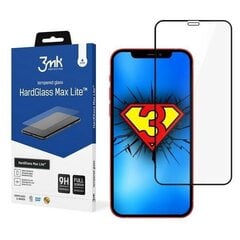 Apple iPhone 12/12 Pro Bl - 3mk HardGlass Max Lite ™ цена и информация | Защитные пленки для телефонов | kaup24.ee