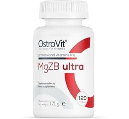 MgZB ULTRA 120 tabletti hind ja info | Vitamiinid, toidulisandid, preparaadid tervise heaoluks | kaup24.ee