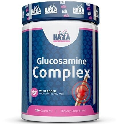 Glükoosamiini kondroitiini ja MSMi komplekssed 240 kapslit hind ja info | Vitamiinid, toidulisandid, preparaadid tervise heaoluks | kaup24.ee