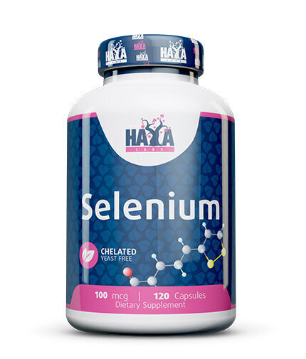 Haya Labs Selenium 100mcg 120 kaps цена и информация | Vitamiinid | kaup24.ee