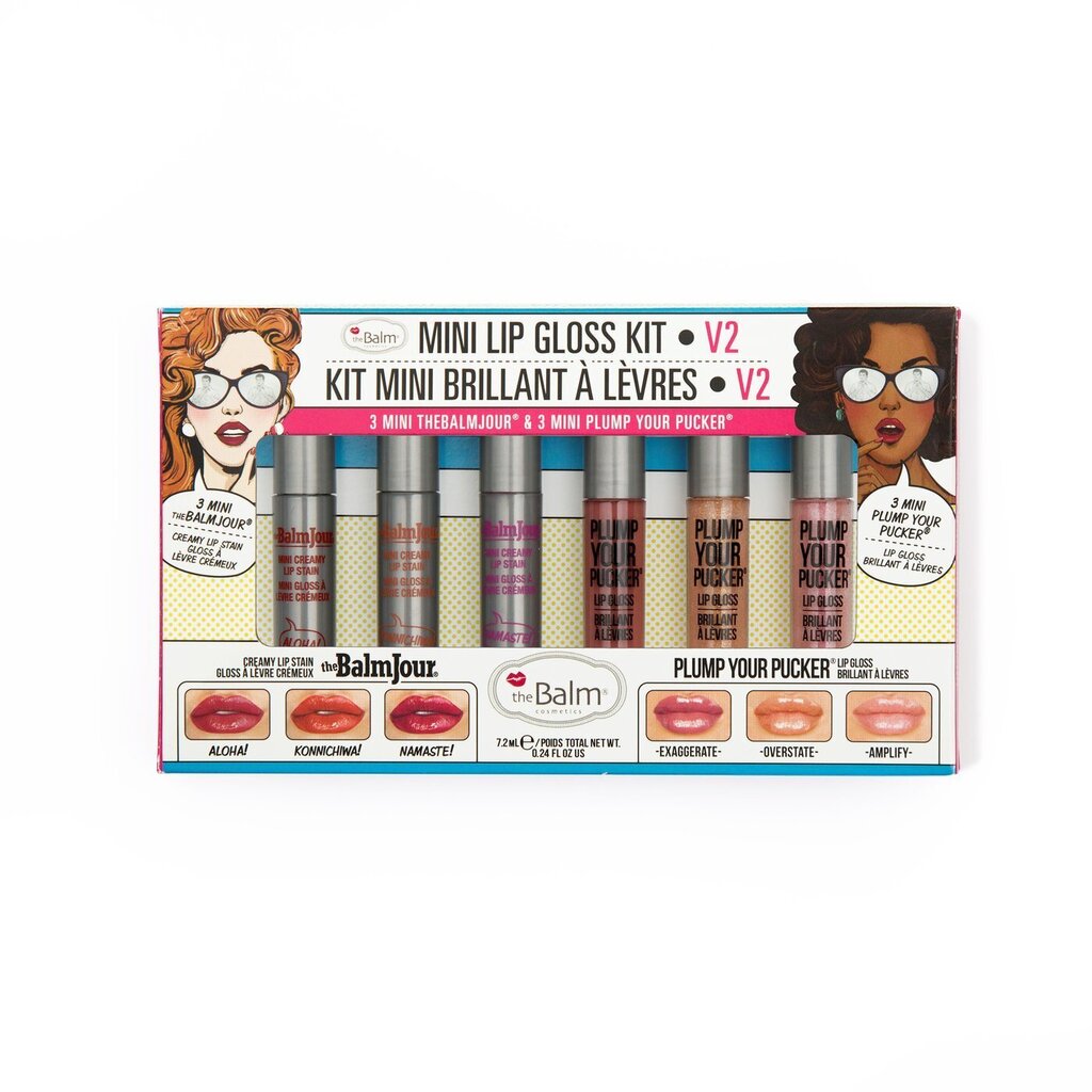 Huuleläigete komplekt Vol 2 theBalm, 6 tk цена и информация | Huulepulgad, -läiked, -palsamid, vaseliin | kaup24.ee