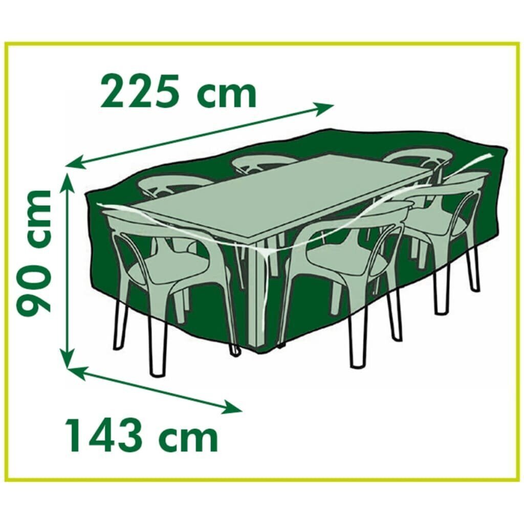 Aiamööbli kate Nature 90 x 225 x 143 cm hind ja info | Toolipadjad ja -katted | kaup24.ee