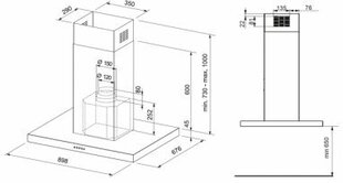 Franke FORMAT FDF H45 9354 цена и информация | Вытяжки на кухню | kaup24.ee