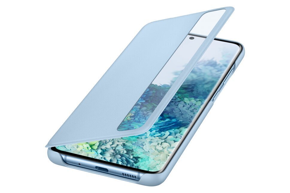 Ümbris Samsung Smart Clear View Galaxy S20 +, sinine hind ja info | Telefoni kaaned, ümbrised | kaup24.ee