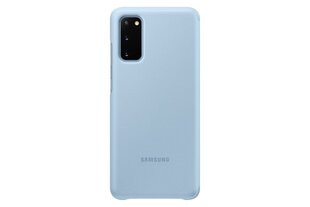 Ümbris Samsung Smart Clear View Galaxy S20, sinine цена и информация | Чехлы для телефонов | kaup24.ee