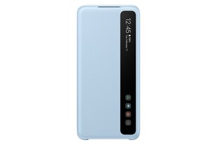 Ümbris Samsung Smart Clear View Galaxy S20, sinine цена и информация | Чехлы для телефонов | kaup24.ee