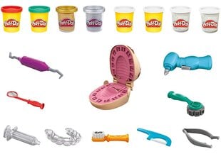 Plastiliinikomplekt Hambaarst Hasbro Play-Doh Drill 'n Fill Dentist цена и информация | Развивающие игрушки и игры | kaup24.ee