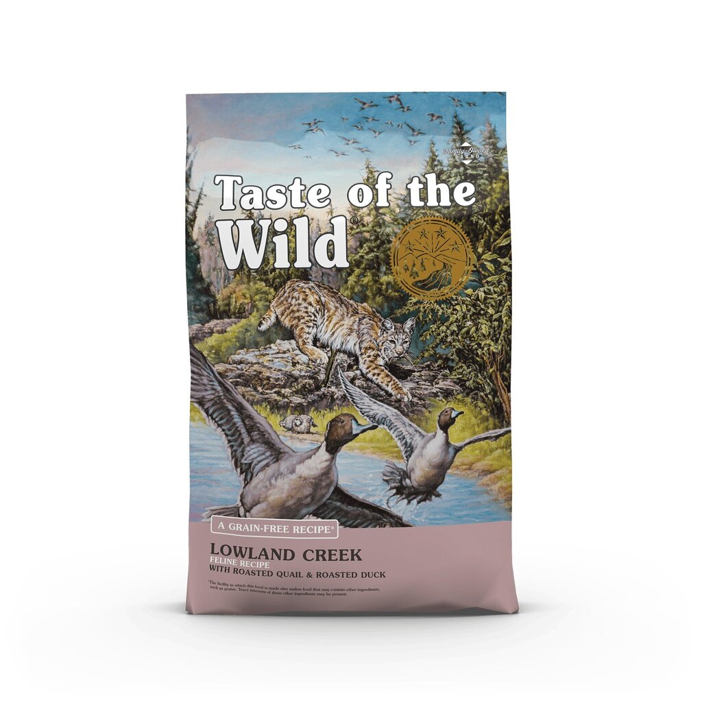 Kuivtoit kassidele Taste of the Wild Lowland Creek teravaba vuti ja pardiga, 2 kg цена и информация | Kuivtoit kassidele | kaup24.ee