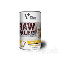 Консервы для взрослых собак с индейкой без зерновые Raw Paleo, 800 г цена и информация | Консервы для собак | kaup24.ee