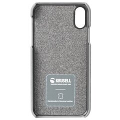 Чехол для телефона Krusell iPhone X / Xs Broby Cover 61435 серый цена и информация | Чехлы для телефонов | kaup24.ee