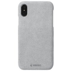 Чехол для телефона Krusell iPhone X / Xs Broby Cover 61435 серый цена и информация | Чехлы для телефонов | kaup24.ee