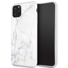 Telefoniümbris Guess GUHCN65HYMAWH Apple iPhone 11 Pro Max white Marble цена и информация | Чехлы для телефонов | kaup24.ee