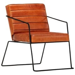 Кресло, желтовато-коричневого цвета, натуральная кожа цена и информация | Кресла в гостиную | kaup24.ee