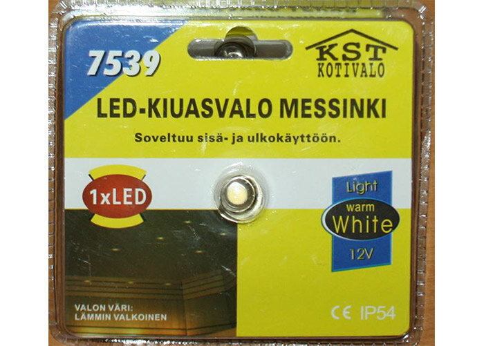 LED saunavalgusti lisapirn 1 x 0,2 W цена и информация | Süvistatavad ja LED valgustid | kaup24.ee