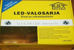 LED saunavalgustid 12 x 0,2 W hind ja info | Süvistatavad ja LED valgustid | kaup24.ee