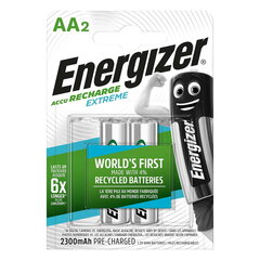 Заряжаемые ENERGIZER Extreme AA HR6 2300mAh 1.2V 2 шт. цена и информация | Батарейки | kaup24.ee