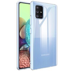 Fusion Ultra Back Case 1 мм прочный силиконовый чехол для Samsung M515 Galaxy M51, прозрачный цена и информация | Чехлы для телефонов | kaup24.ee