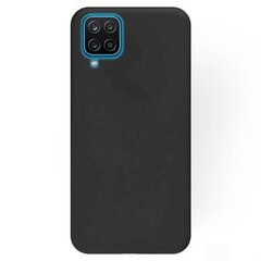 Fusion Soft Matte Back Case силиконовый чехол для Samsung A125 Galaxy A12, черный цена и информация | Чехлы для телефонов | kaup24.ee