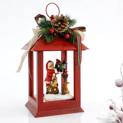 LED jõulukaunistus latern Santa hind ja info | Jõulukaunistused | kaup24.ee
