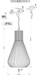 Rippvalgusti Loft hind ja info | Rippvalgustid | kaup24.ee