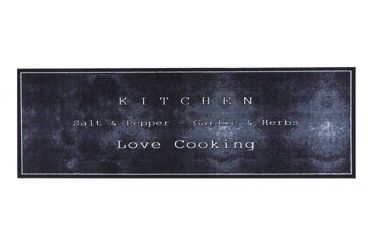 Köögivaip Cook & Wash Love Cooking Black hind ja info | Vaibad | kaup24.ee