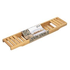 Vanniriiul Caddy, bambus цена и информация | Аксессуары для ванной комнаты | kaup24.ee