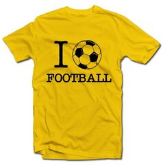 Рубашка "I love football" цена и информация | Оригинальные футболки | kaup24.ee