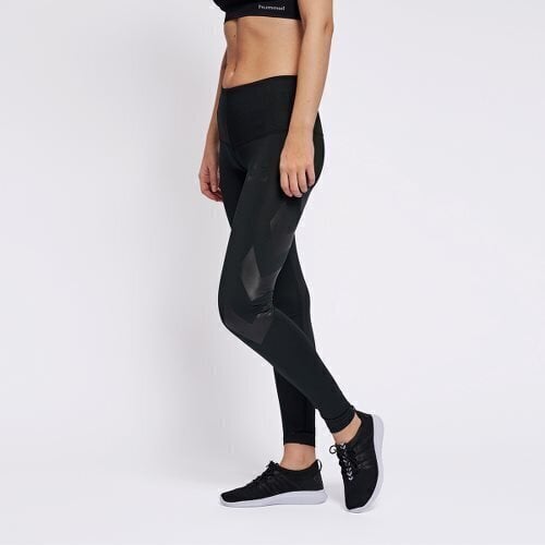 Naiste retuusid Hummel Paris High Waist, must цена и информация | Naiste spordiriided | kaup24.ee