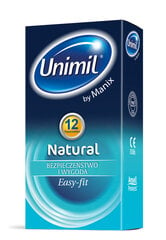 Unimil Natural презервативы, 12 шт. цена и информация | Презервативы | kaup24.ee