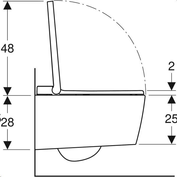 Nutikas seinale paigaldatav WC-pott Geberit AcuaClean Sela Rimless TurboFlush bideefunktsiooni ja aeglaselt sulguva kaanega 146.221.21.1 hind ja info | WС-potid | kaup24.ee