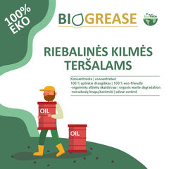 Средство для удаления жира BioVala - Biogrease, 1 л цена и информация | Микроорганизмы, бактерии | kaup24.ee